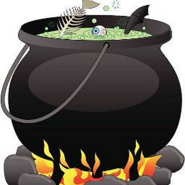 Ведьминский котел вектор