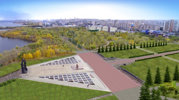 Парк у вечного огня Магнитогорск