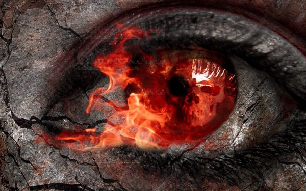 Горящий глаз