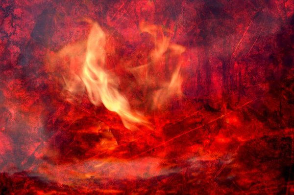 Фон пламя