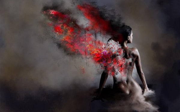 Девушка взрыв эмоций