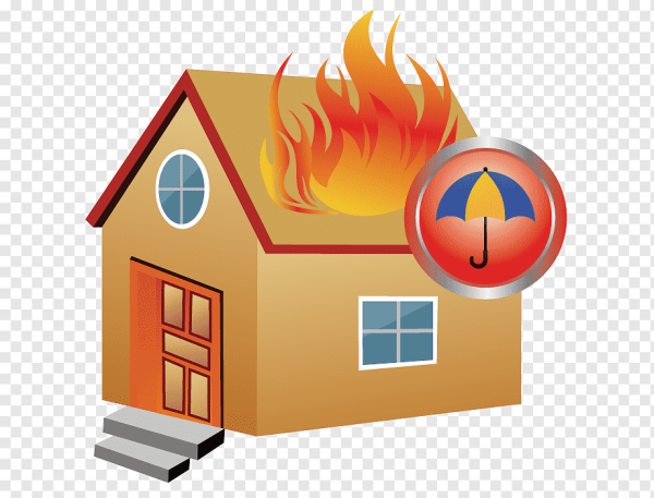 Горящий дом для детей