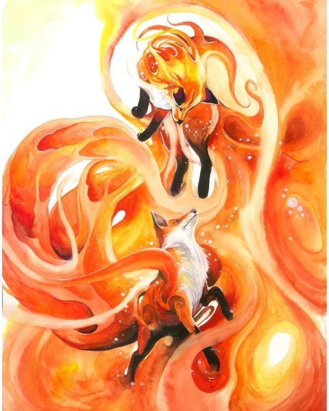 Кицунэ Огненная лиса