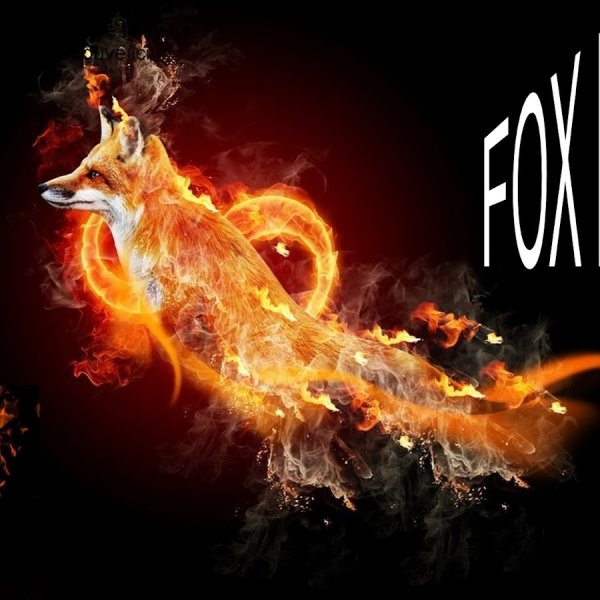 Огненная лиса в огне
