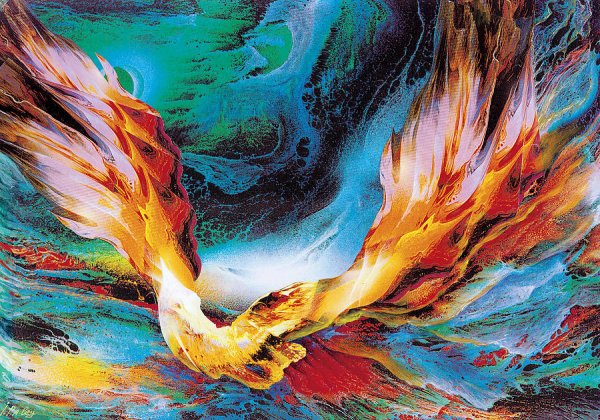 Пламя живопись