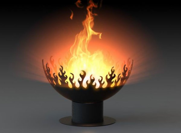 Костровая чаша "пламя"