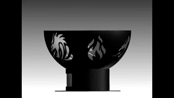 Чаша с пламенем Готика