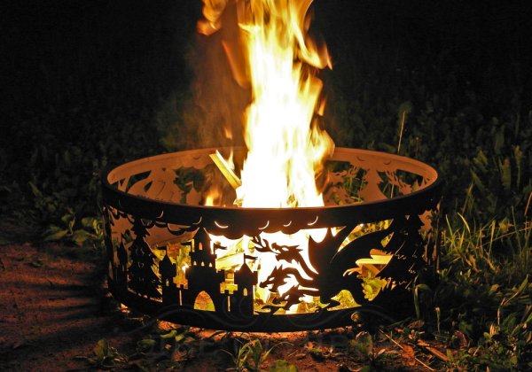 Костровая чаша дракон