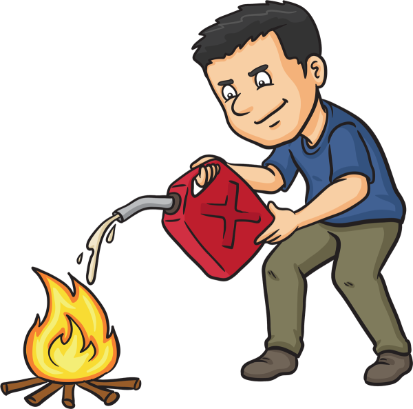 Подливание масла в огонь