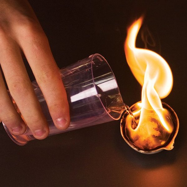 Вода гасит огонь