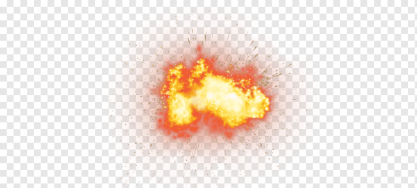 Взрыв на белом фоне