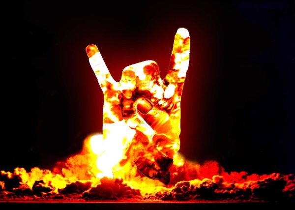 Огонь взрыв