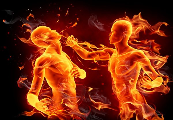 Человек пламя