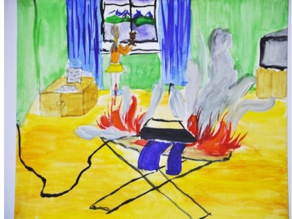 Рисунок на тему огонь