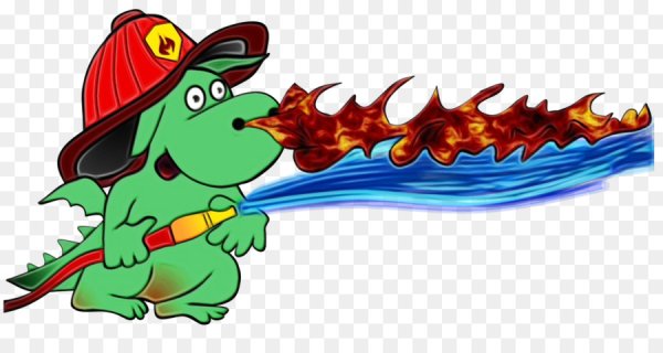 Пожарный и дракон