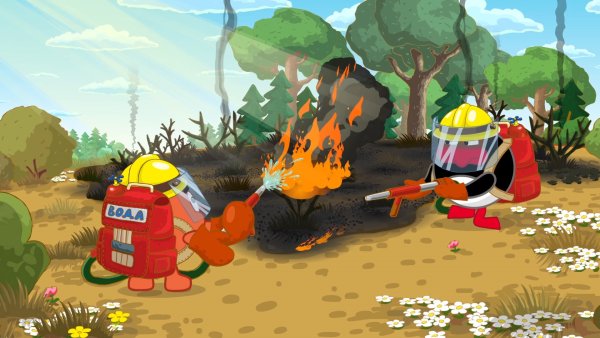 Смешарики Азбука защиты леса