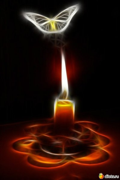 Мотылек летит на огонь