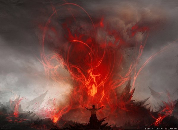 Огненный взрыв фэнтези