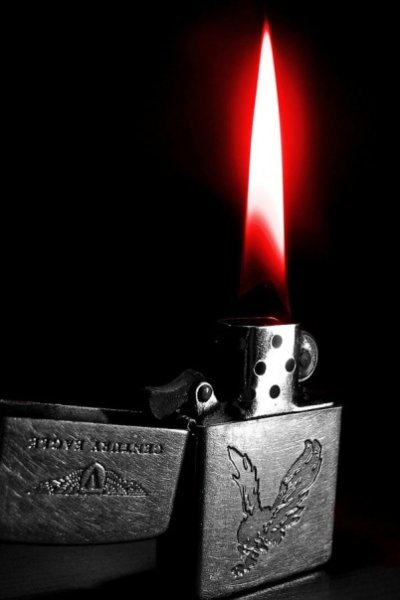 Зиппо зажигалка 2005 огонек