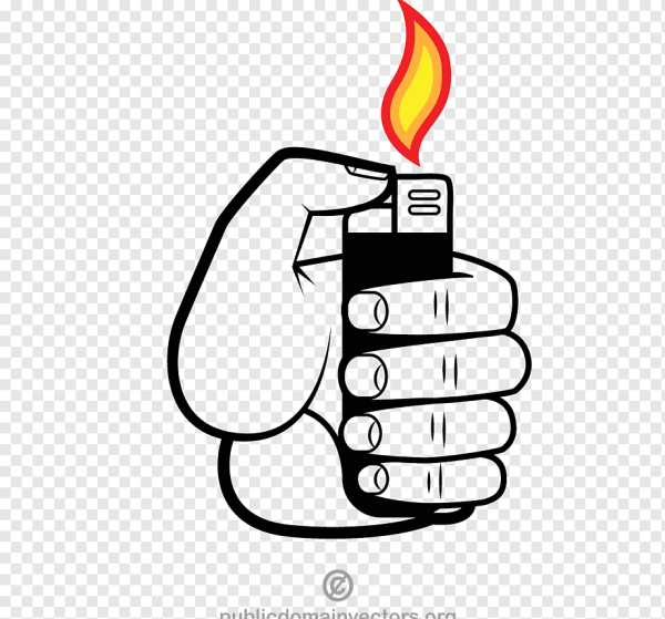 Нарисовать зажигалку