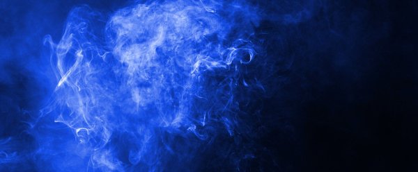 Синий дым для фотошопа