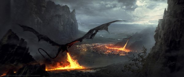 Огнедышащий дракон Смауг