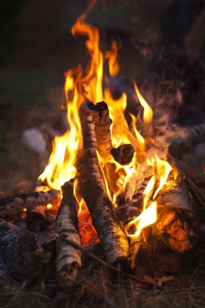 Красивый костер