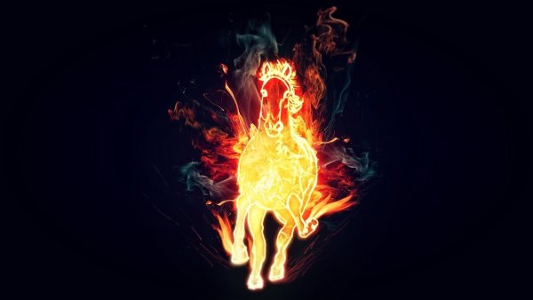 Заставка на рабочий стол огонь