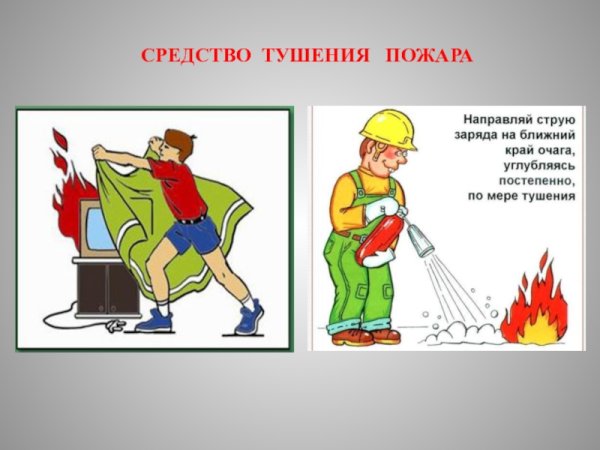 Способы тушения пожаров