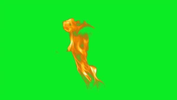 Огонь хромакей