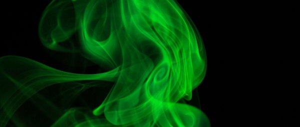 Пламя зеленого цвета