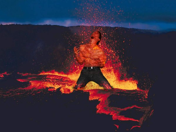 Вулкан и человек