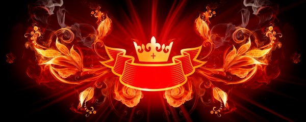Корона из огня для фотошопа