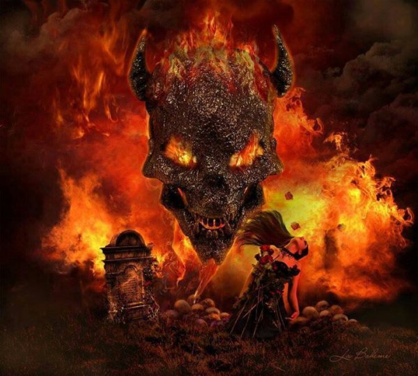 Сатана в огне