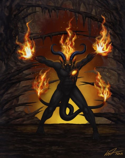 Огненный демон