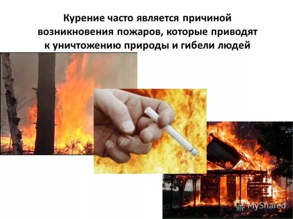 Причина пожара – неосторожное обращение с огнем при курении
