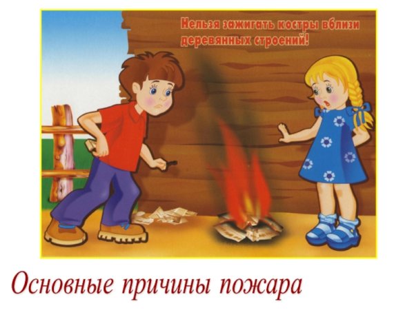 Ситуации при пожаре для детей