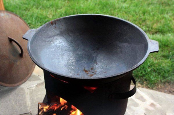 Казан заржавел