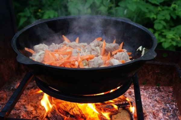 Казан для плова чугунный