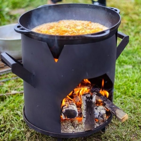 Казан с печкой