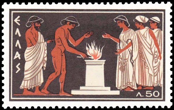 Древняя Греция Олимпийский огонь в древности