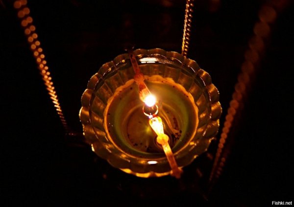 Горящие лампадки