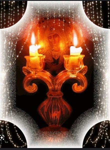 Свечи в храме гиф