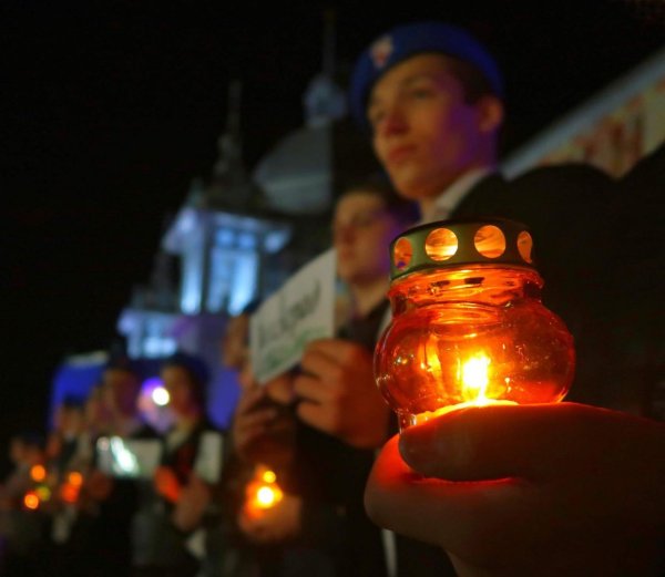 Лампадка с огнем