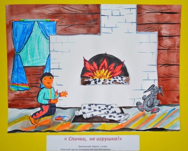 Рисунок по пожарной безопасности