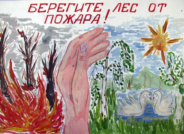 Рисунок на тему противопожарная безопасность