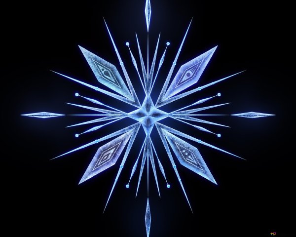 Снежинки из холодного сердца