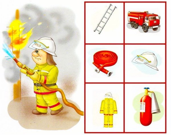 Карточки пожарная безопасность для детей