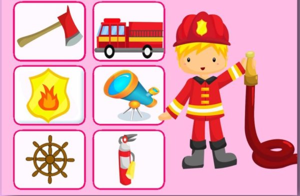 Игра пожарники для детей