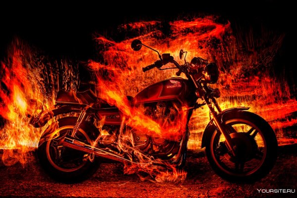Мото огонь